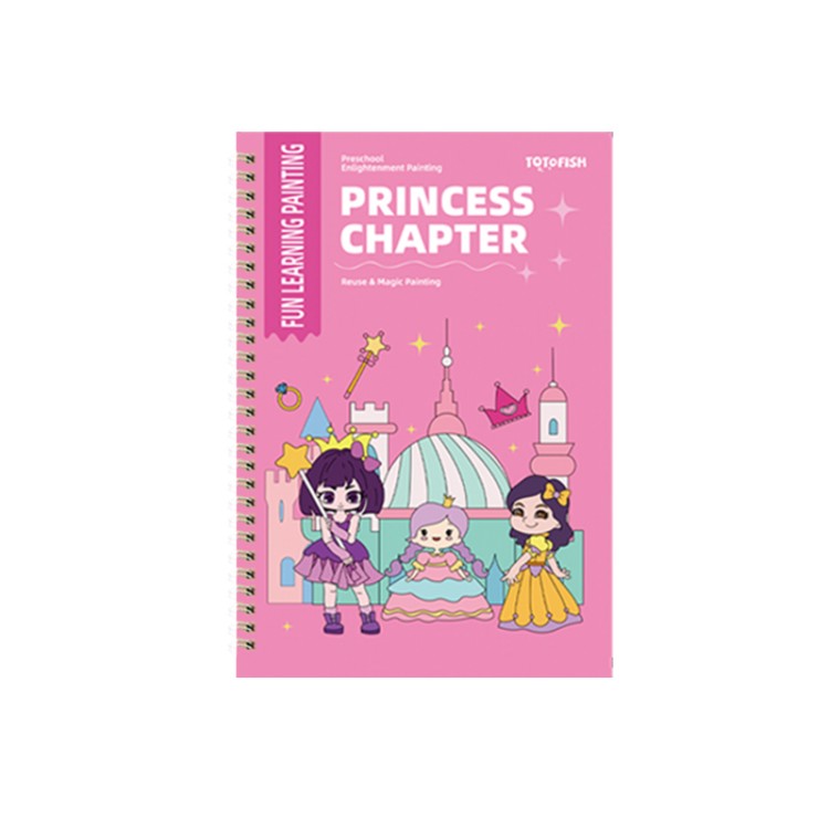 Princess Drawing Practice Copybook